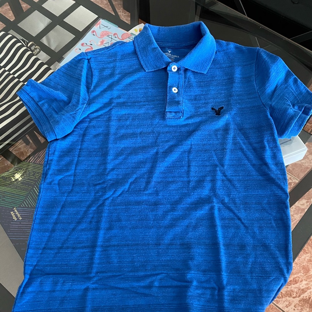 American eagle tshirt short sleevd blue
